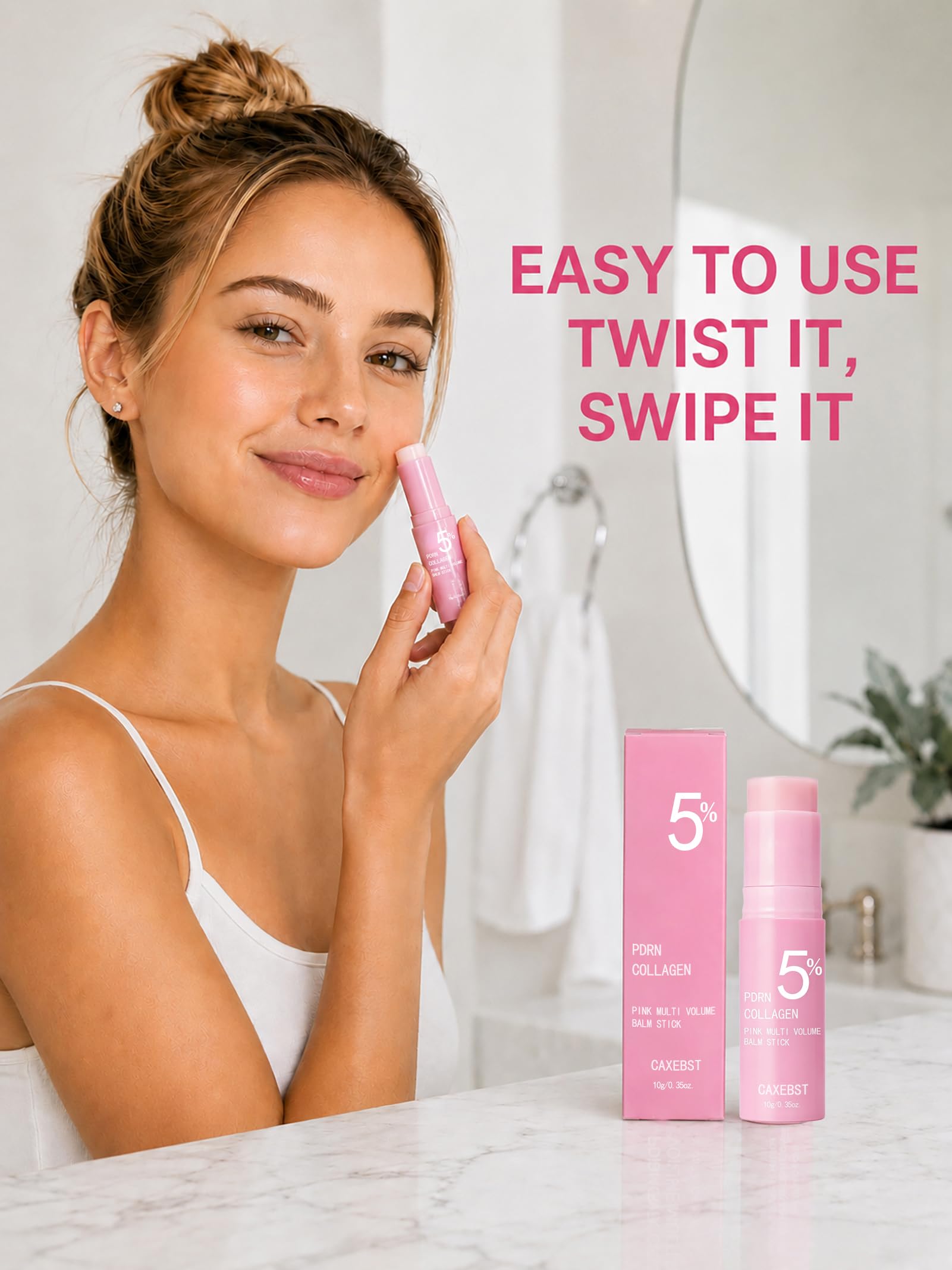 CAXEBST Pack PDRN Pink Collagen Multi Balm Stick - CAXEBST Official Product View 8