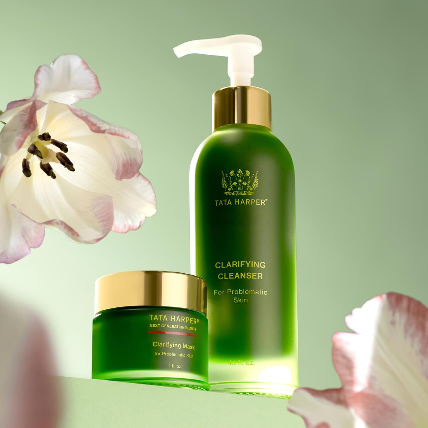 Tata Harper Clarifying Mask, BHA Face Mask for Blemishes, Exfoliating Face Mask