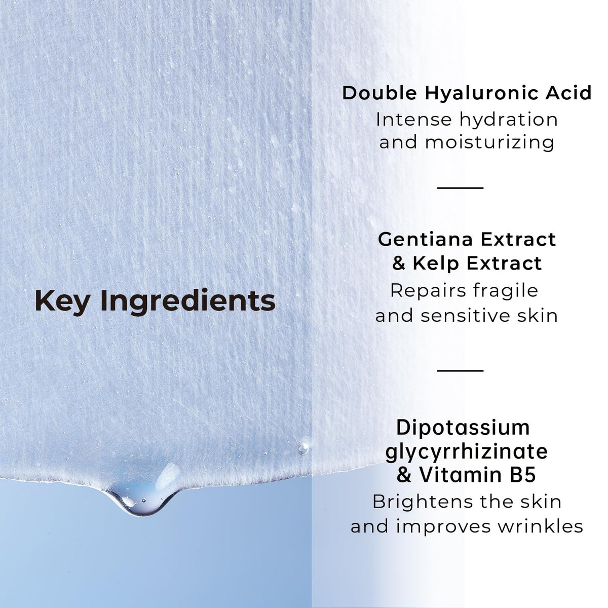 WIS Hyaluronic Acid Face Mask 24 EA with Hyaluronic Acid - +WIS+ Official Imagery - 7