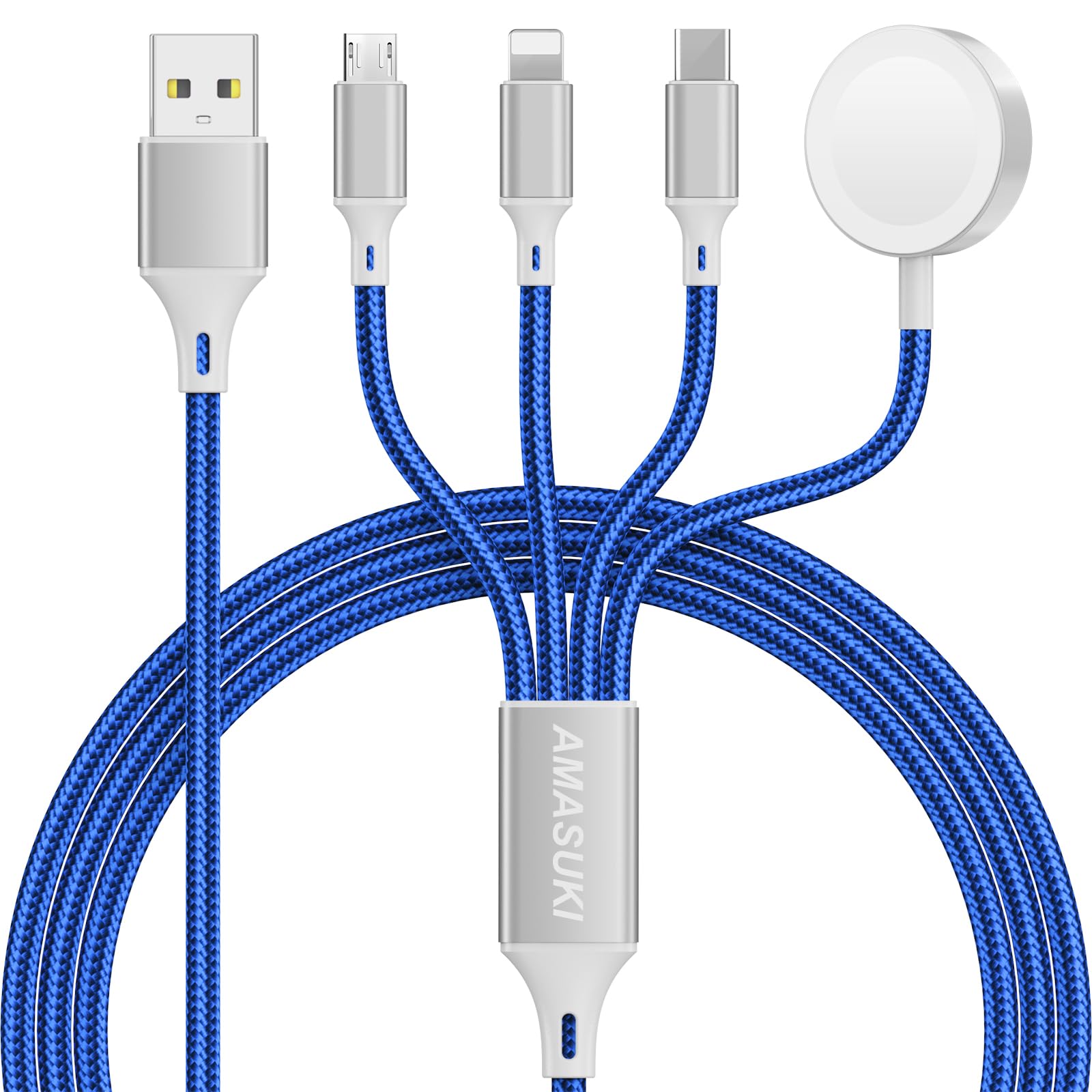 Amasuki Travel Essentials,4 in 1 for Apple Watch Charger/iPhone Charge - View 1