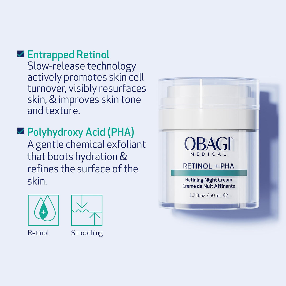 Obagi Medical Retinol PHA Refining Night Cream - Premium Selection Official Imagery - 8