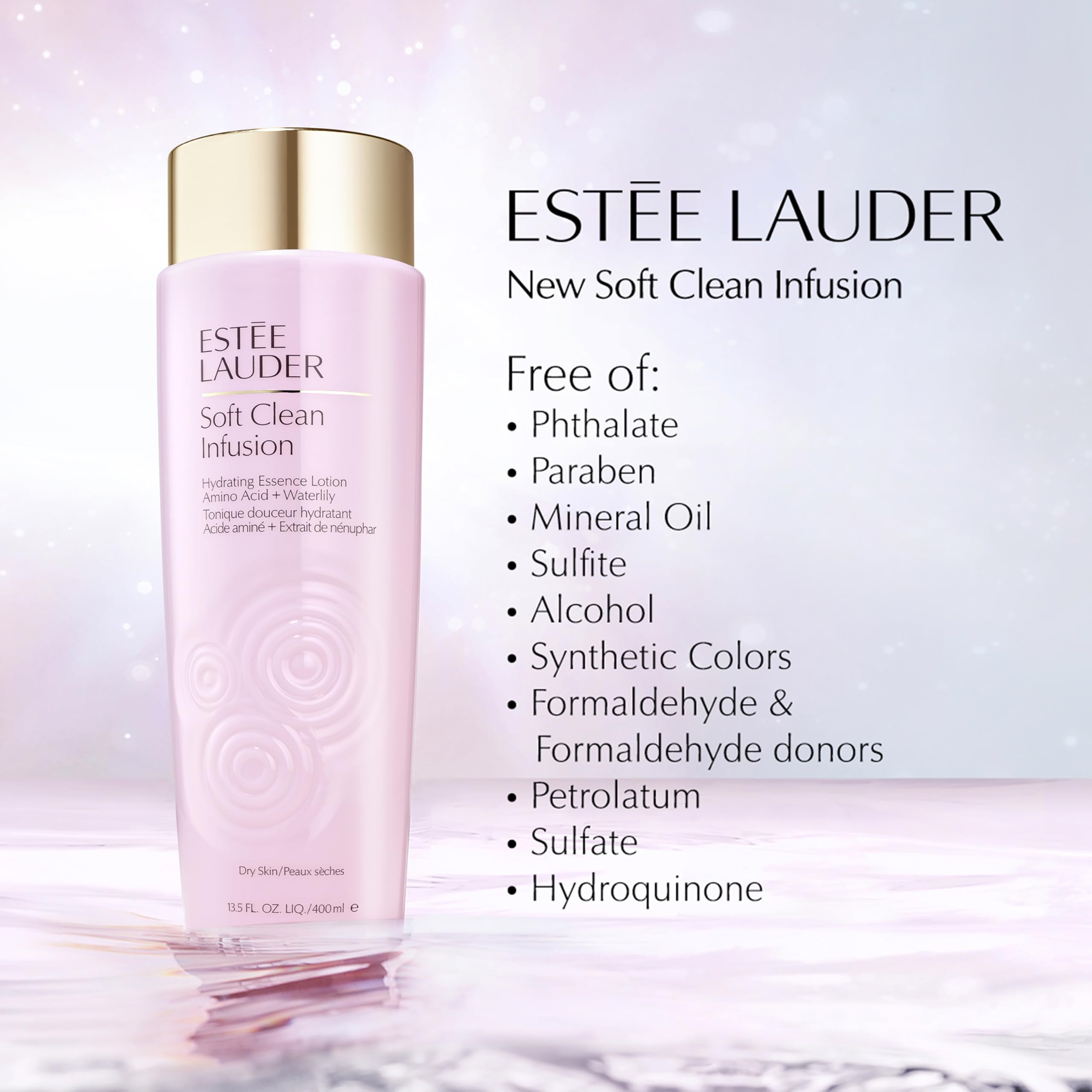 Est e Lauder Soft Clean Infusion Hydrating Skin Essence Face - Premium Selection Official Imagery - 4