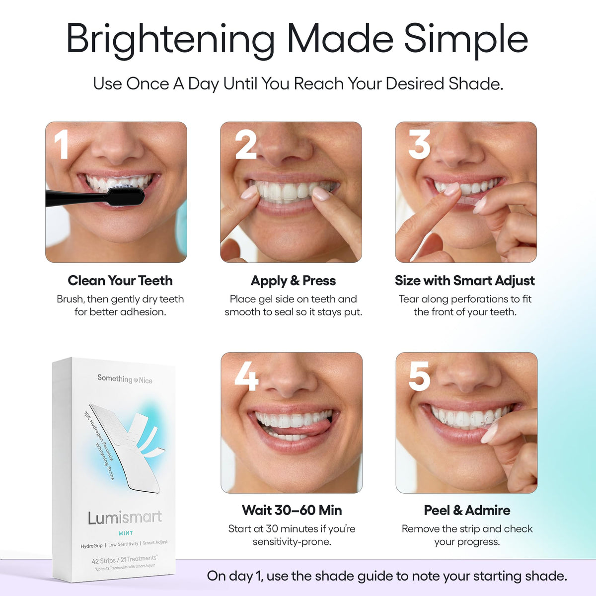 Something Nice Lumismart Whitening Strips - Something Nice Official Imagery - 6