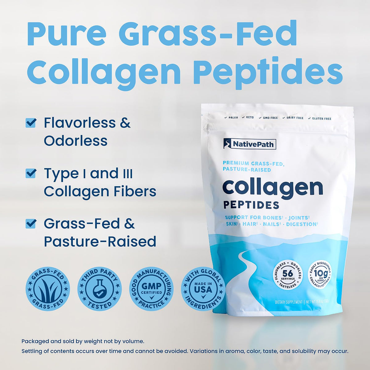 NativePath Collagen Peptides Protein - NativePath Official Imagery - 3