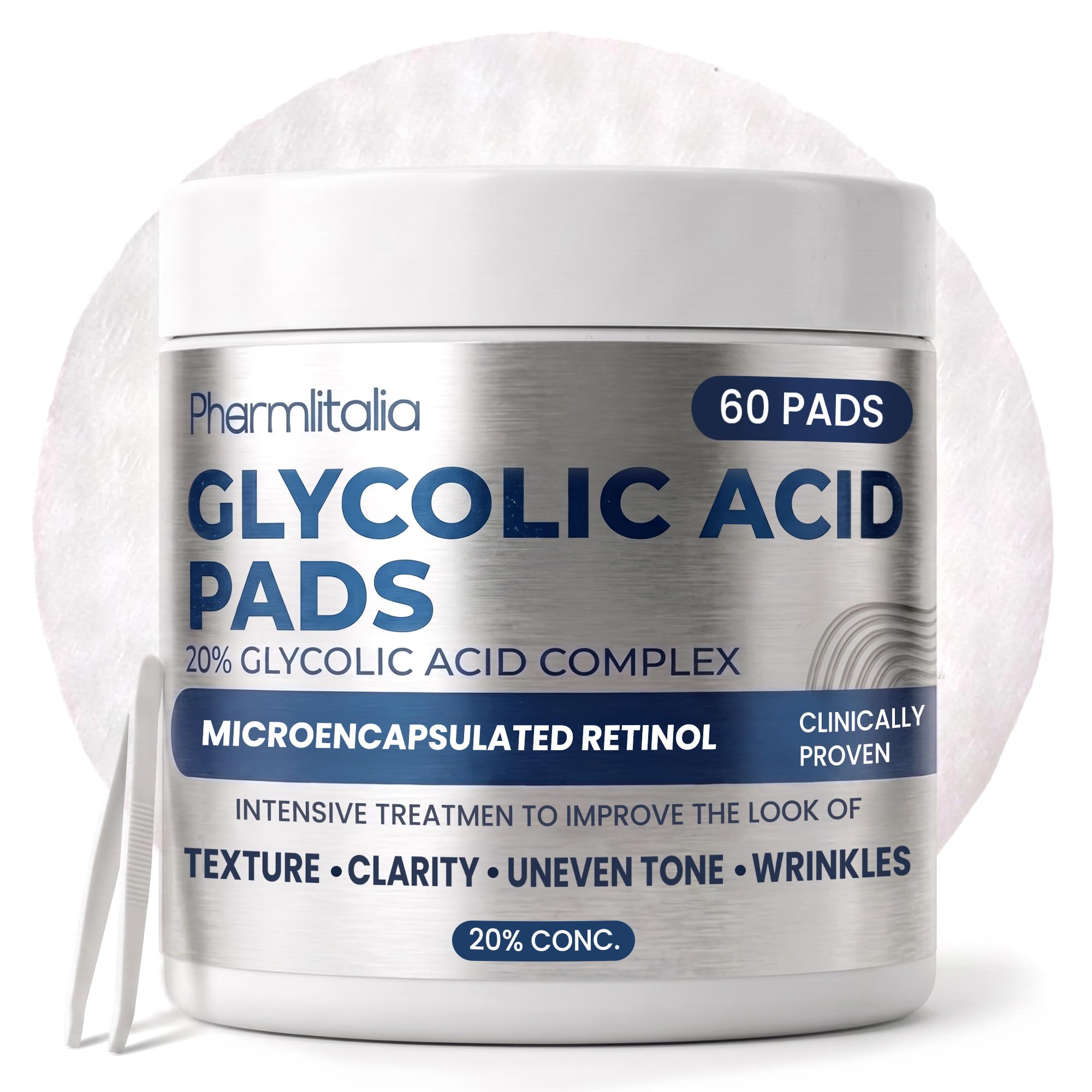 Glycolic Acid Pads - Pharmlitalia Official Imagery - 2
