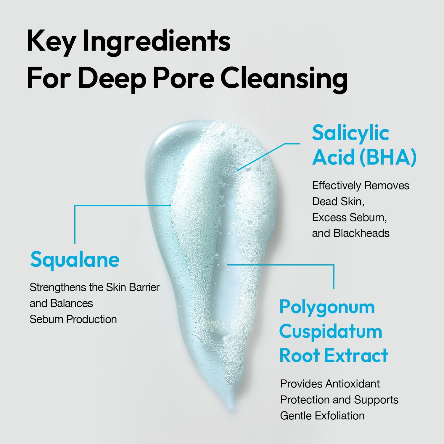 Dual Pore Cleanser, Blackhead Face Wash for Men, 6.76 fl oz - LAB BY He is_ Official Product View 7