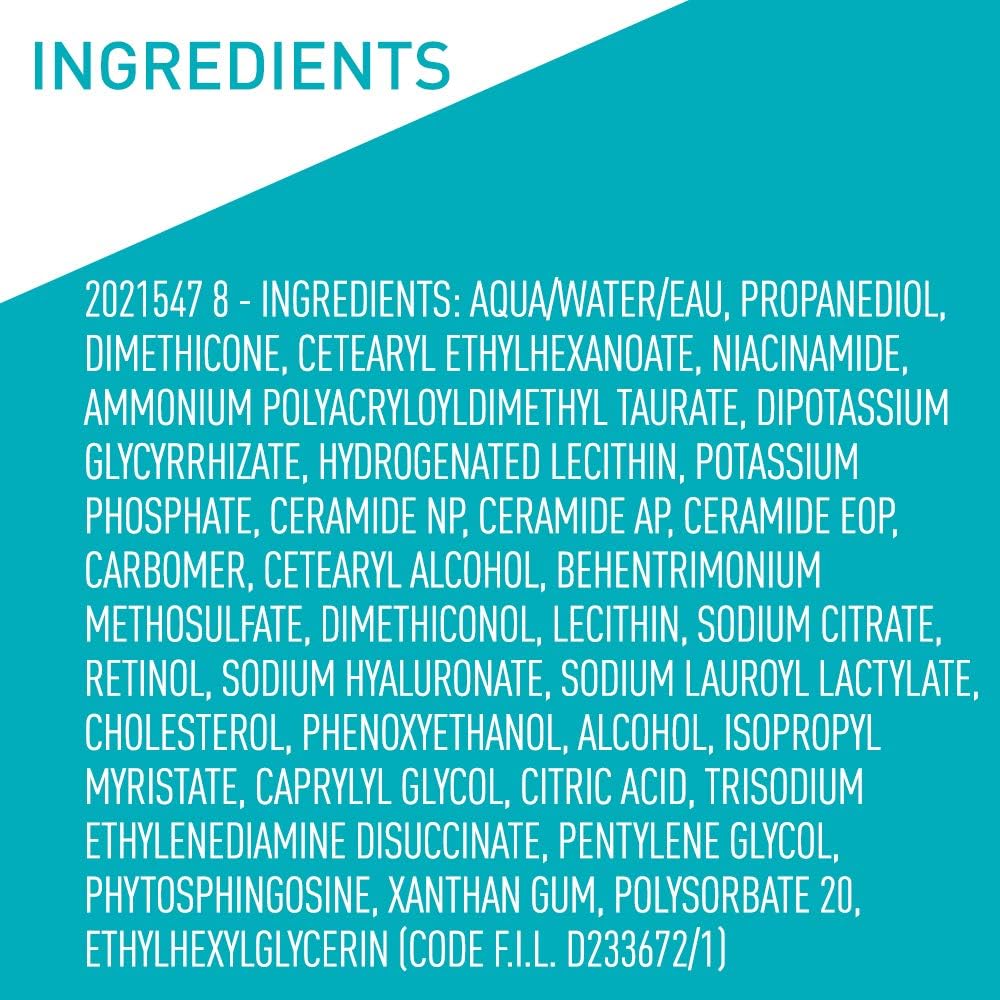 CeraVe Resurfacing Retinol Face Serum with Niacinamide, Pore M... - CeraVe Official Product View 8
