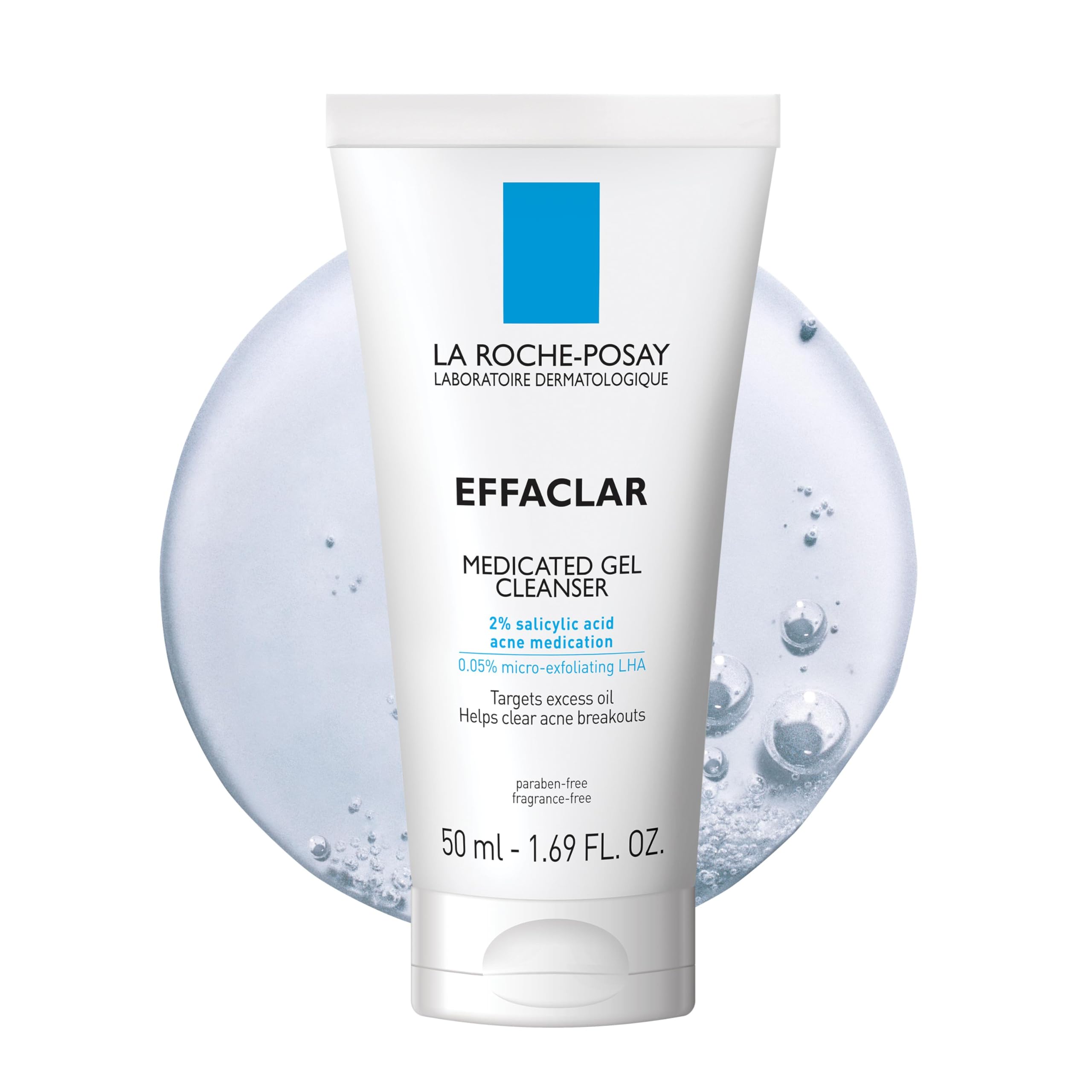 La Roche-Posay Effaclar Medicated Acne Face Wash with Salicylic - Product Imagery