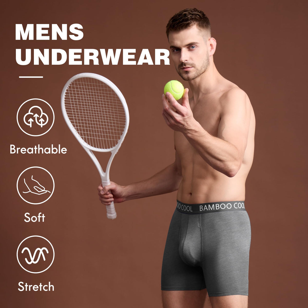 BAMBOO COOL Men s Cooling Underwear Ultra Soft Breathable - BAMBOO COOL Official Imagery - 3