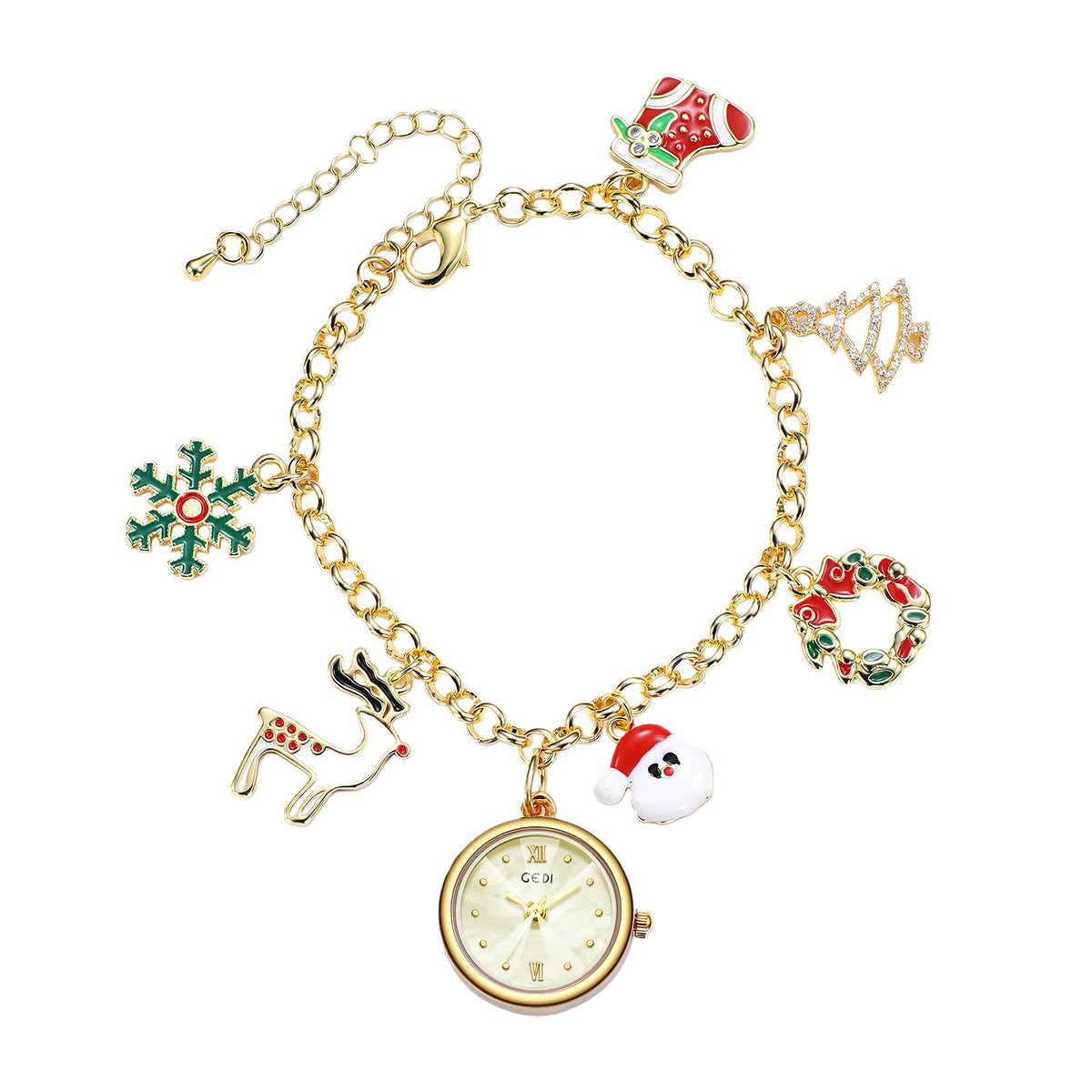 Gosasa Fashion Dainty Women s Charm Bracelet Watch Christmas - Gosasa Official Imagery - 2