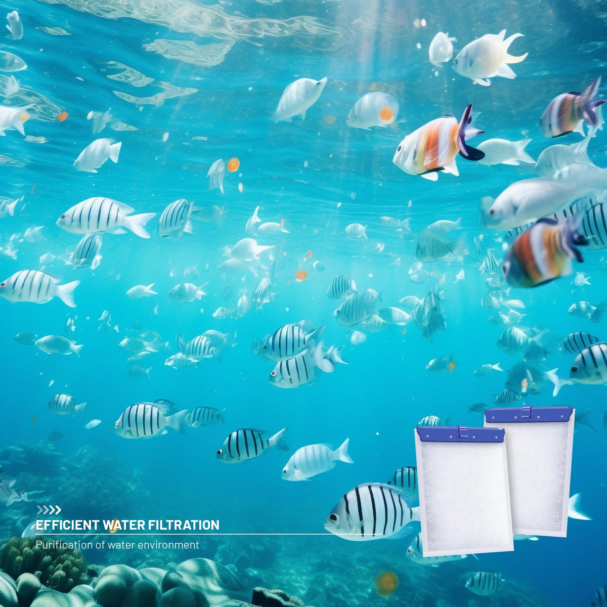 10 Count Large Filter Cartridges Compatible with Whisper Bio - Esctabalt Official Imagery - 8