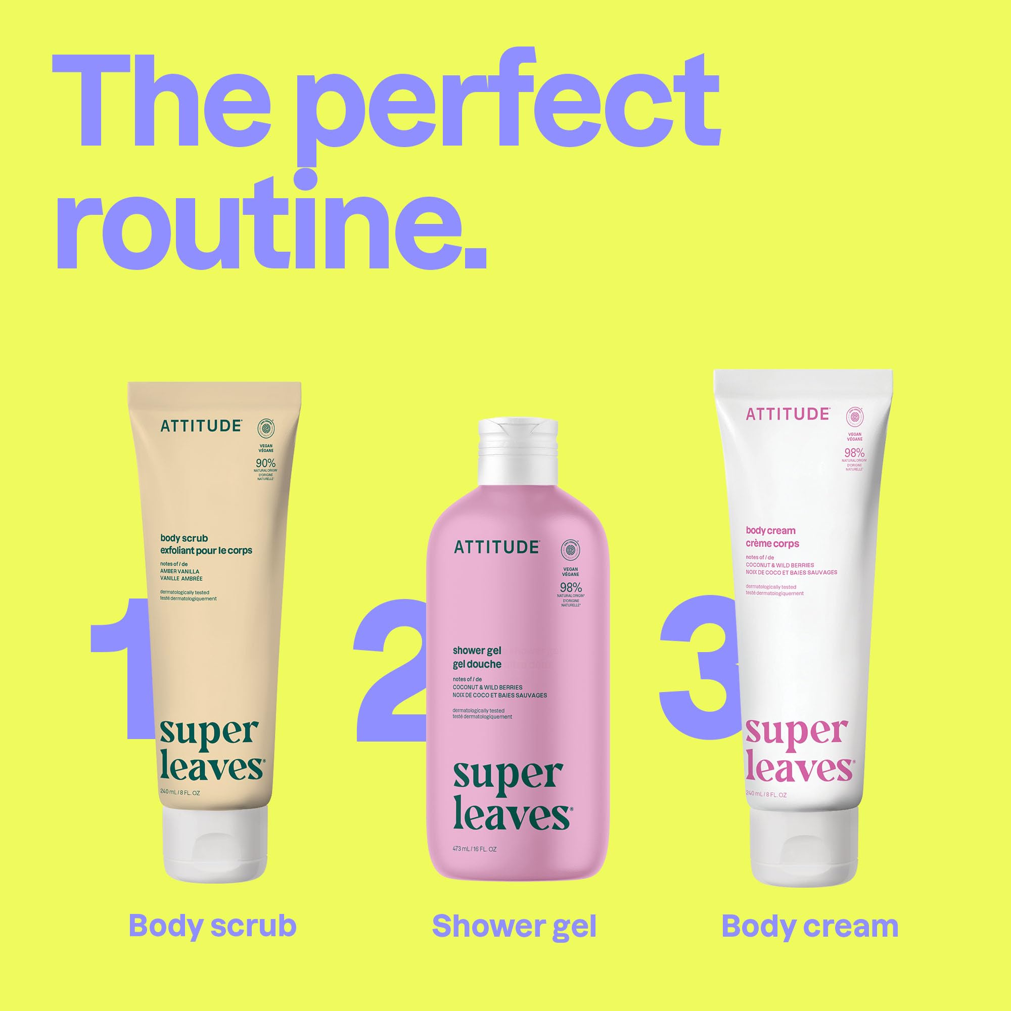 ATTITUDE Exfoliating Body Scrub with Niacinamide, EWG VERIFIED, Gently Removes - ATTITUDE Official Product View 8