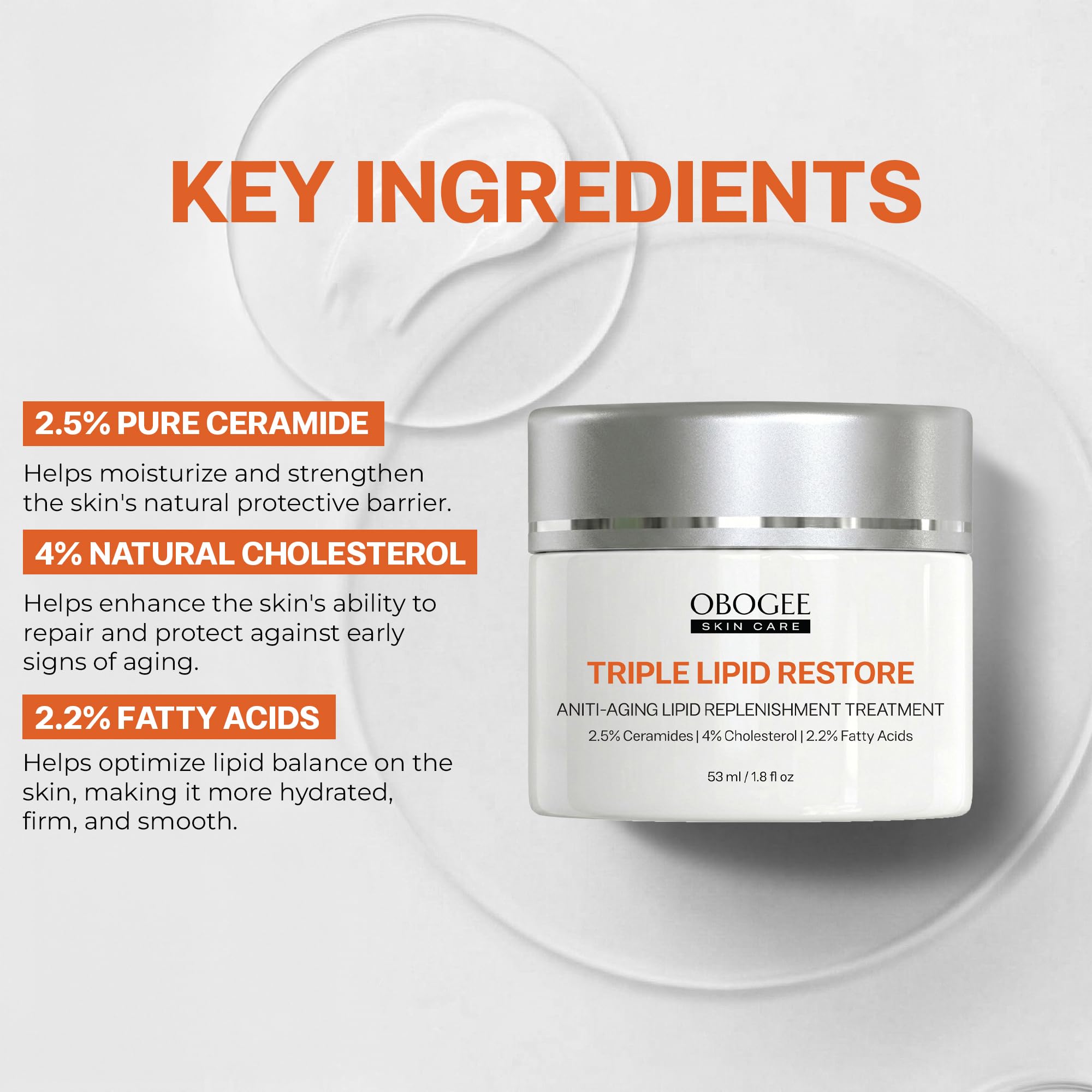 Triple Lipid Restore Anti Aging Face Moisturizer Lifting - OBOGEE Official Imagery - 3