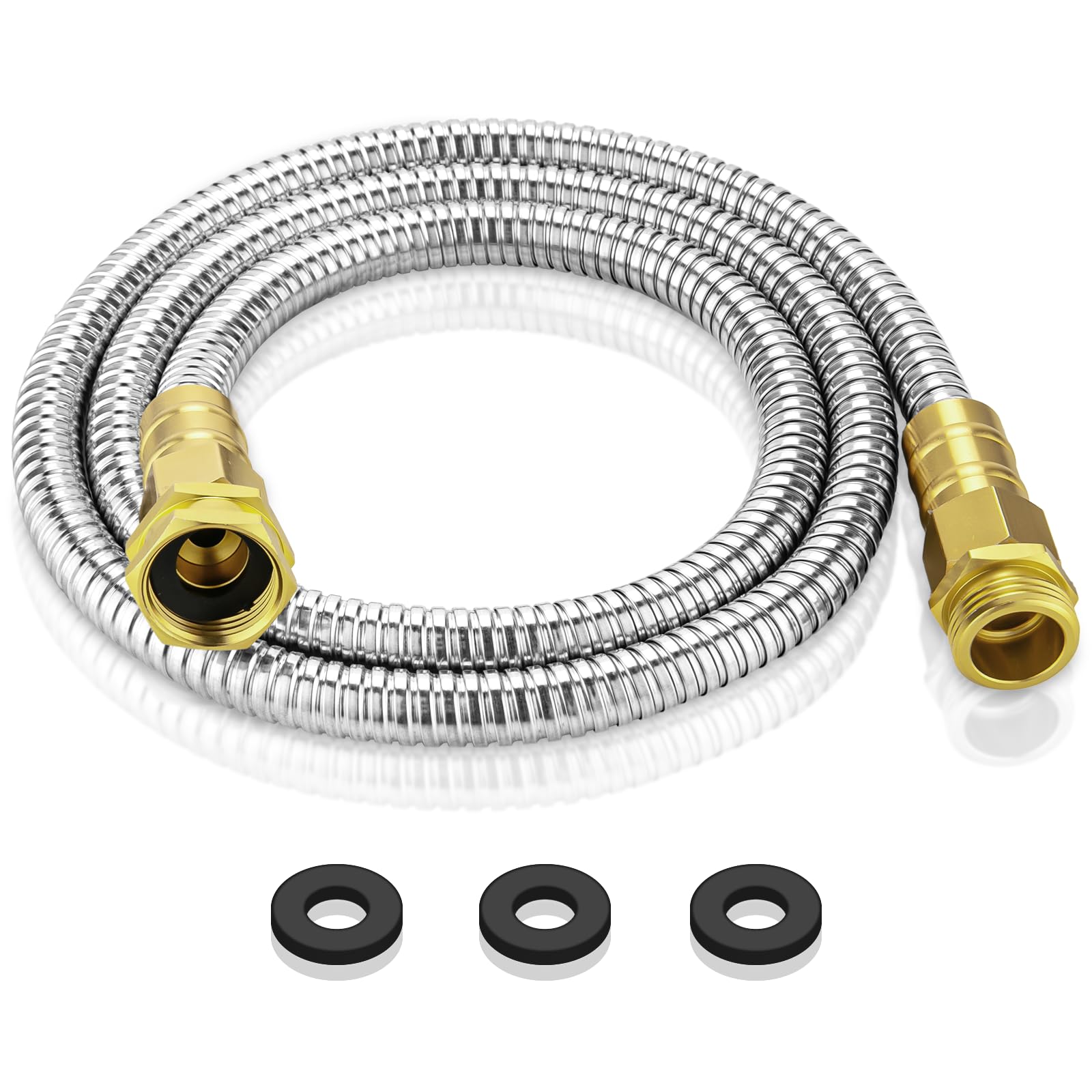 Rosy Earth 100 FT Garden Hose Expandable - 304 Stainless Steel Wa - Rosy Earth Official Product View 7