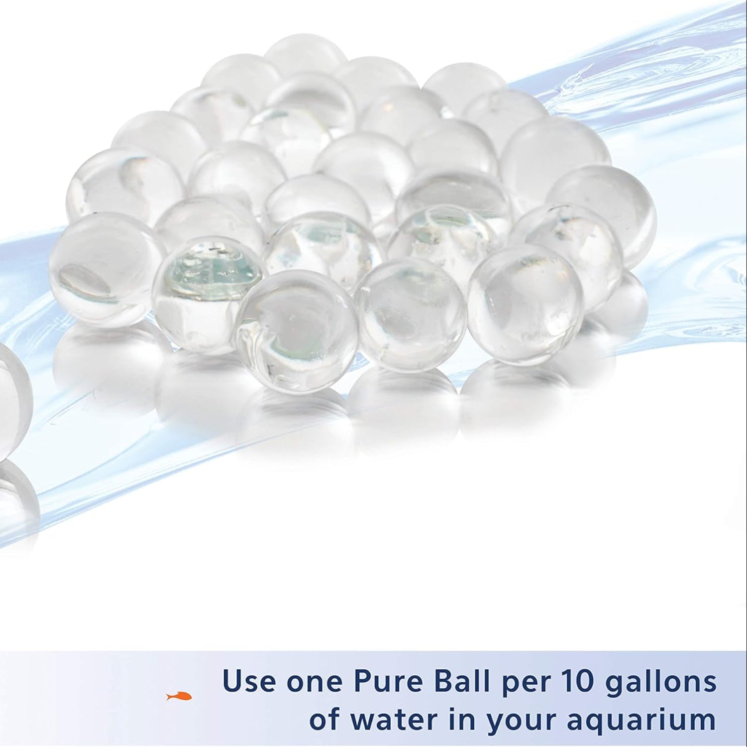 Aqueon Aquarium Pure live bacteria and enzymes water supplement bottles for 10-gallon tanks, 12-pack for aquatic health.