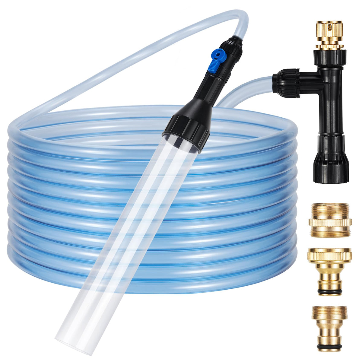 Gravel Vacuum for Aquarium Fish Tank Siphon 50 Feet - DXOPHIEX Official Imagery - 8