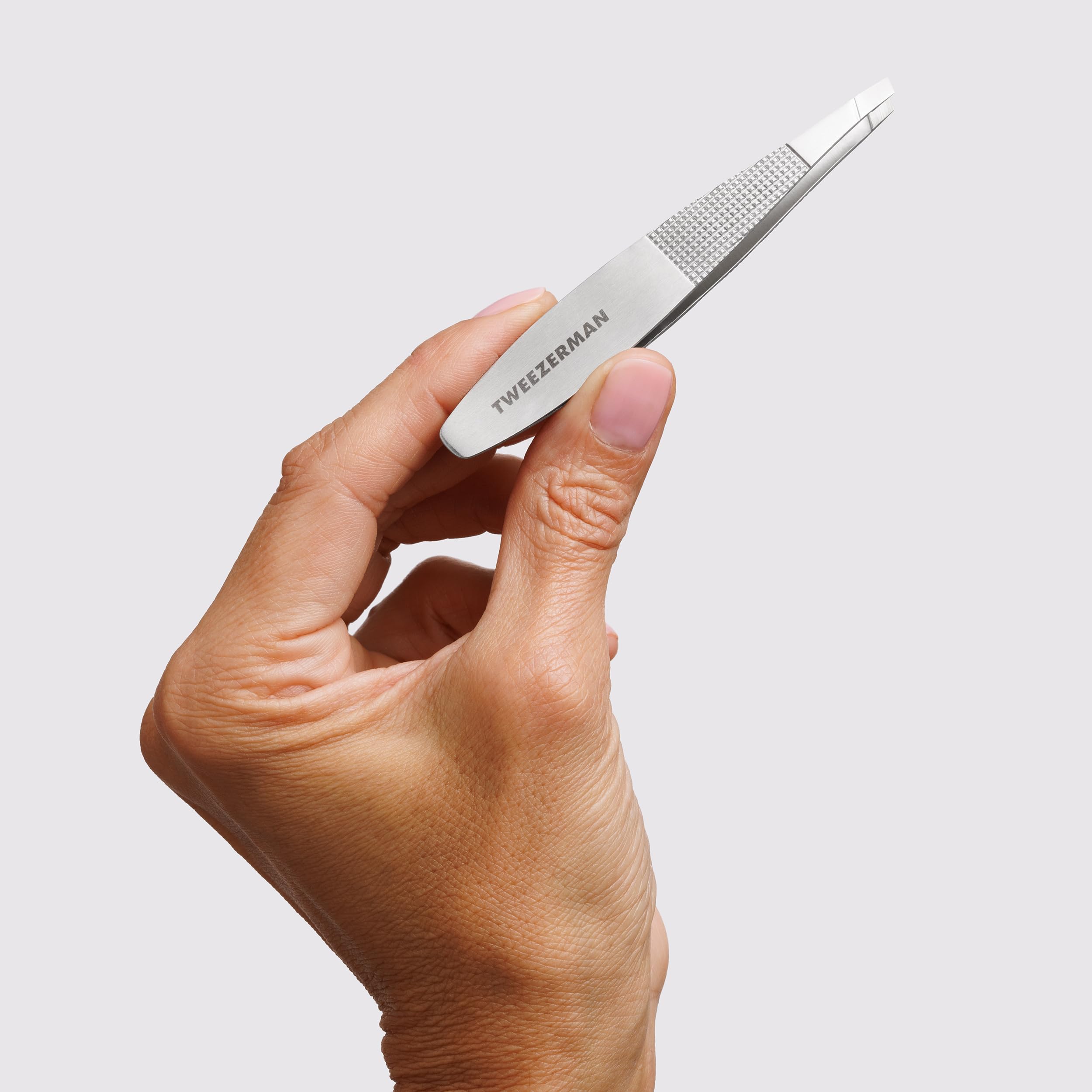 Tweezerman Wide Grip Slant Tweezer Stainless Steel