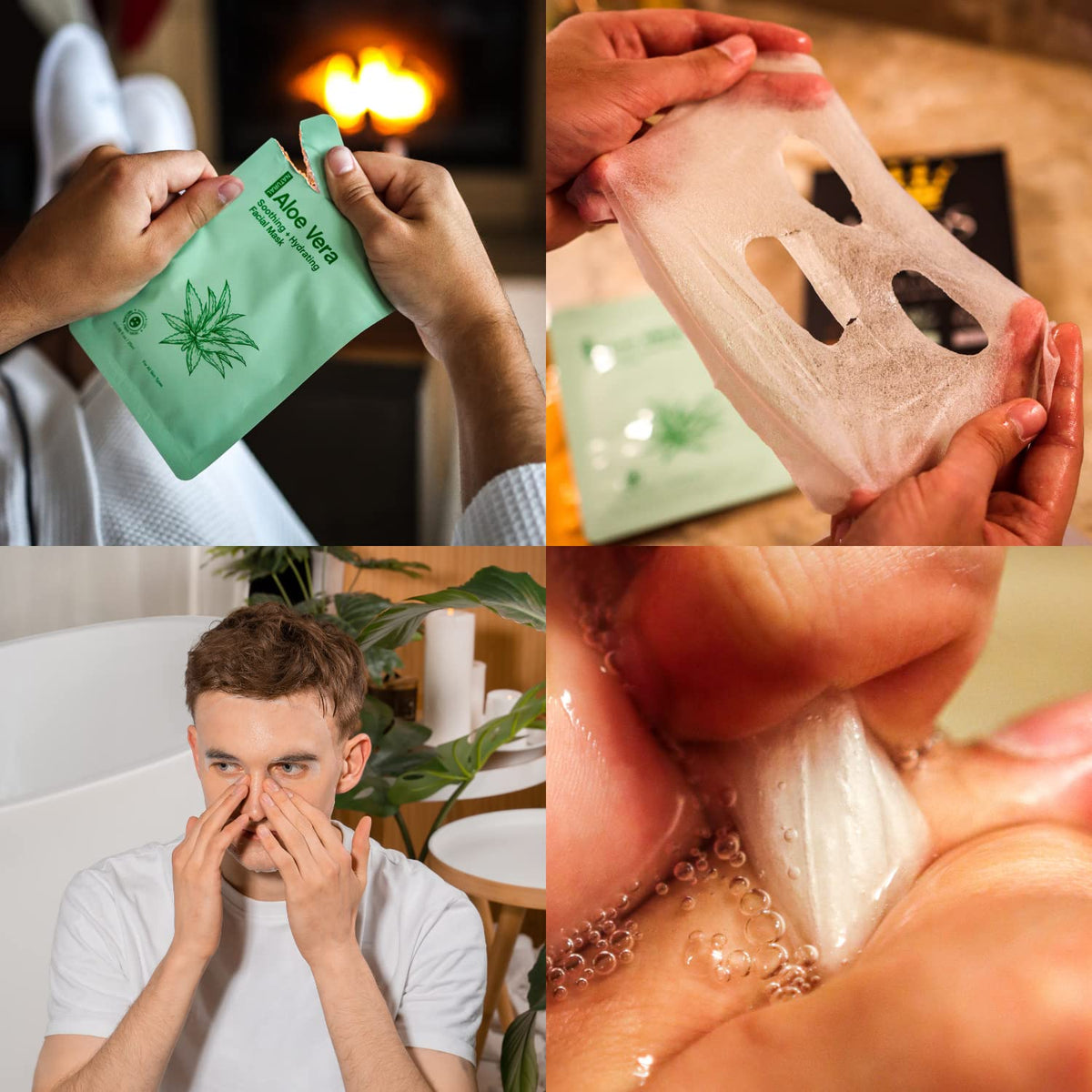 Mens Face Mask Skin Care Kit - Kings Care Official Imagery - 3