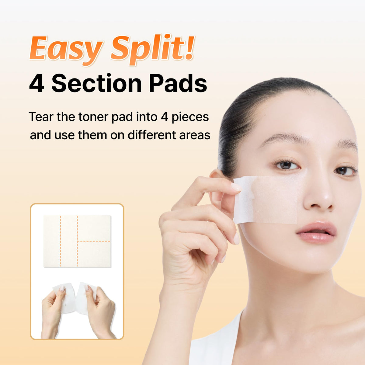 DearKlairs Vitamin C Toner Pads Glutathione Brightening - DearKlairs Official Product Imagery - 5