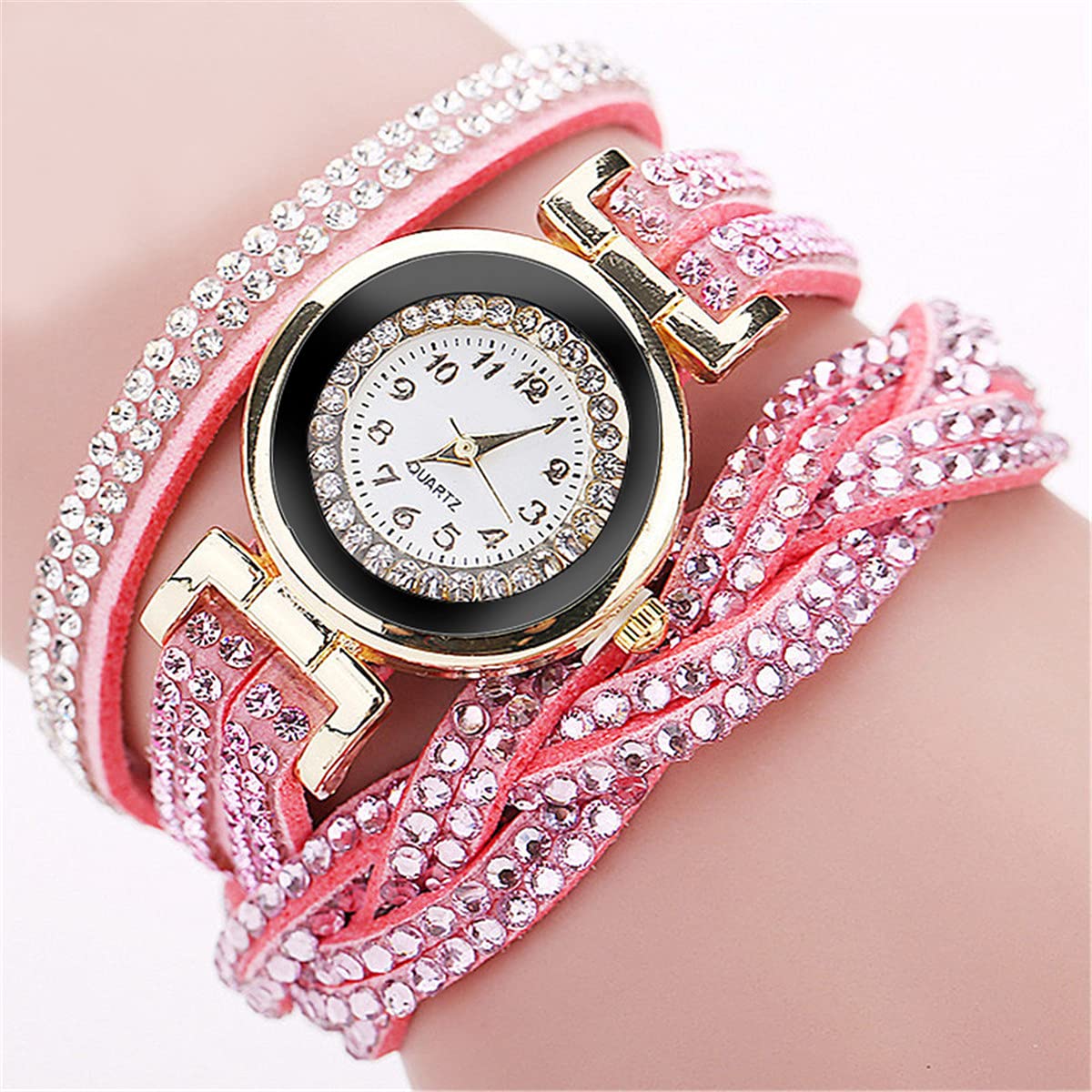 Fashion Rhinestone Watch Twine Bracelet Women Luxury Quartz - CdyBox Official Imagery - 8