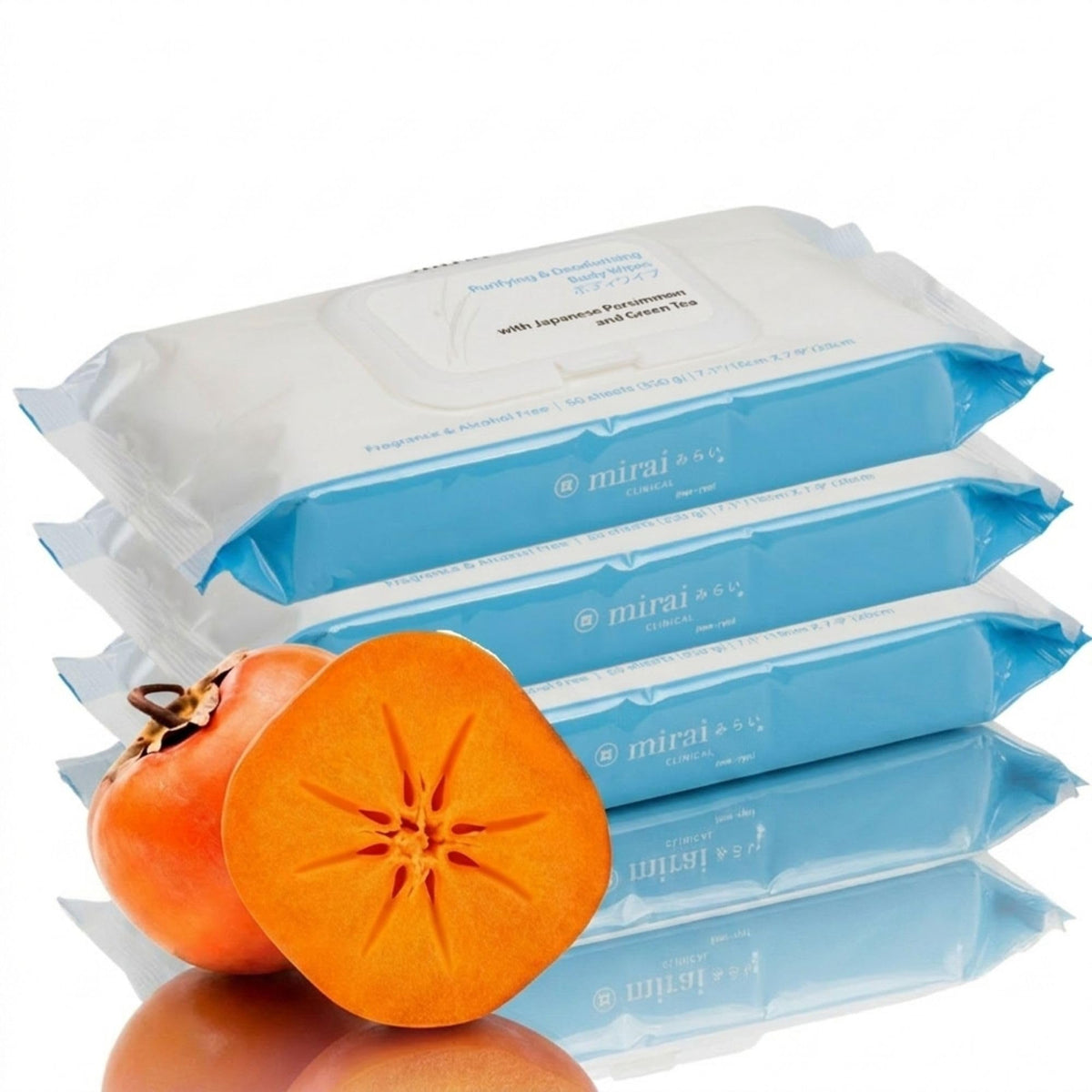 Mirai Clinical Deodorizing Body Wipes Nonenal Odor - Mirai Official Imagery - 2