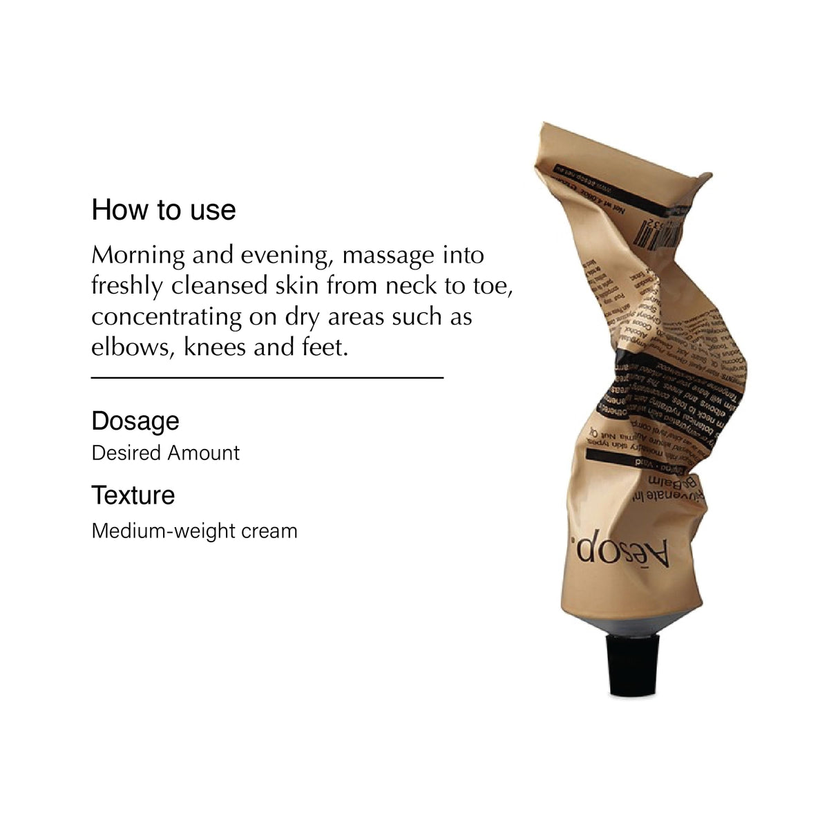 Aesop Rejuvenate Intensive Body Balm Moisturizing Balm for - Aesop Official Imagery - 3