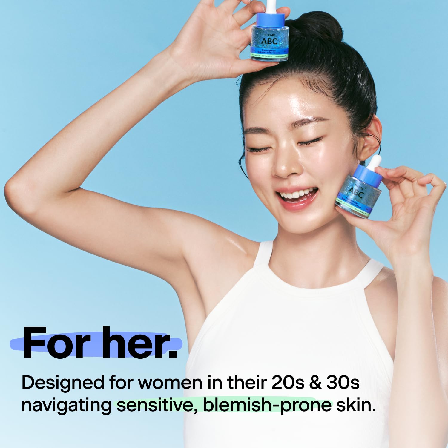 Azelaic Acid Niacinamide Centella Asiatica Serum for Dark - THOME Official Imagery - 3