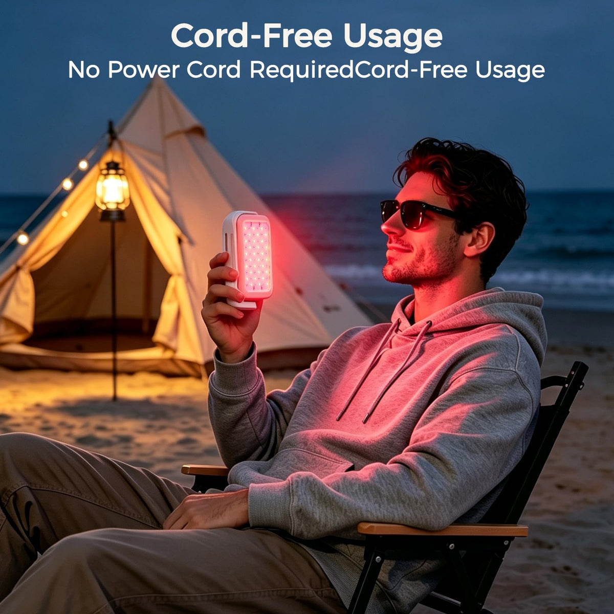 Portable Red Light Therapy 660 850 2Wavelengths Mini - GERYLOVE CARE Official Imagery - 6