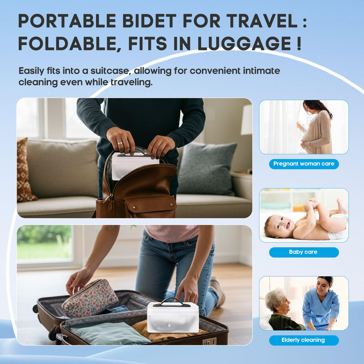 Portable Travel Electric Bidet Sprayer Jamini Rechargeable - jamini Official Imagery - 4