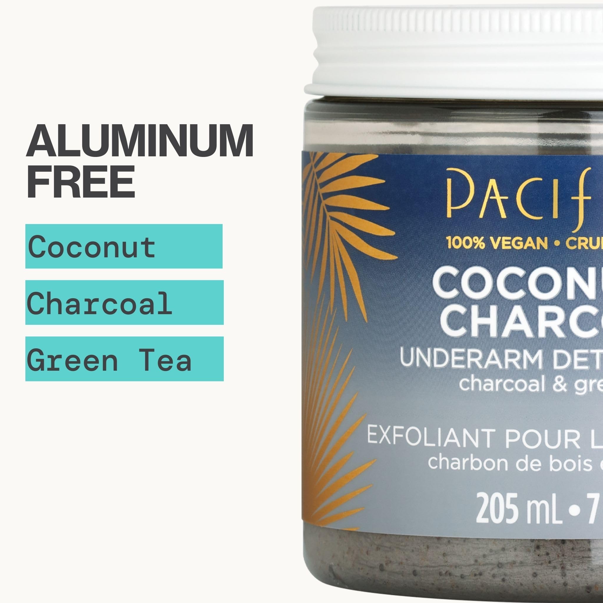Pacifica Underarm Body Scrub - Armpit Detox Coconut & Charcoal Deodor - Pacifica Official Product View 7