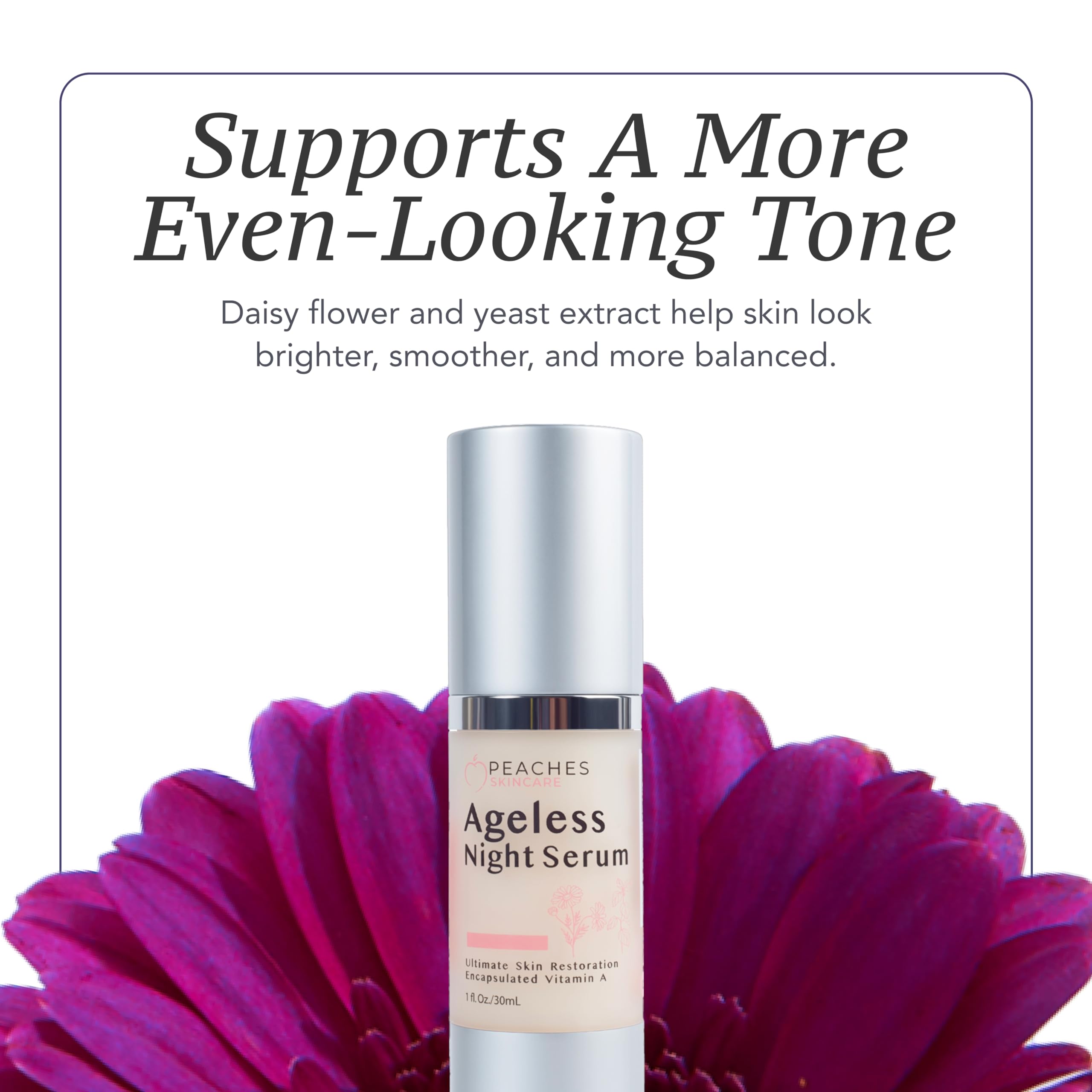 Peaches Skin Care Ageless Night Serum - Peaches Skin Care