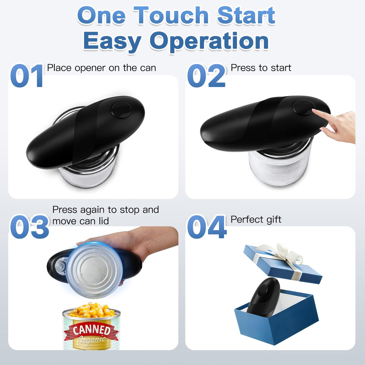 Automatic Electric Can Opener for Seniors Arthritis One - LetGoShop Official Imagery - 8