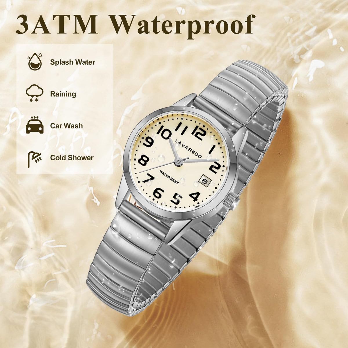 Gold Watches for Women Small Wrist Ladies Stainless Steel - VTAIGE Official Imagery - 5