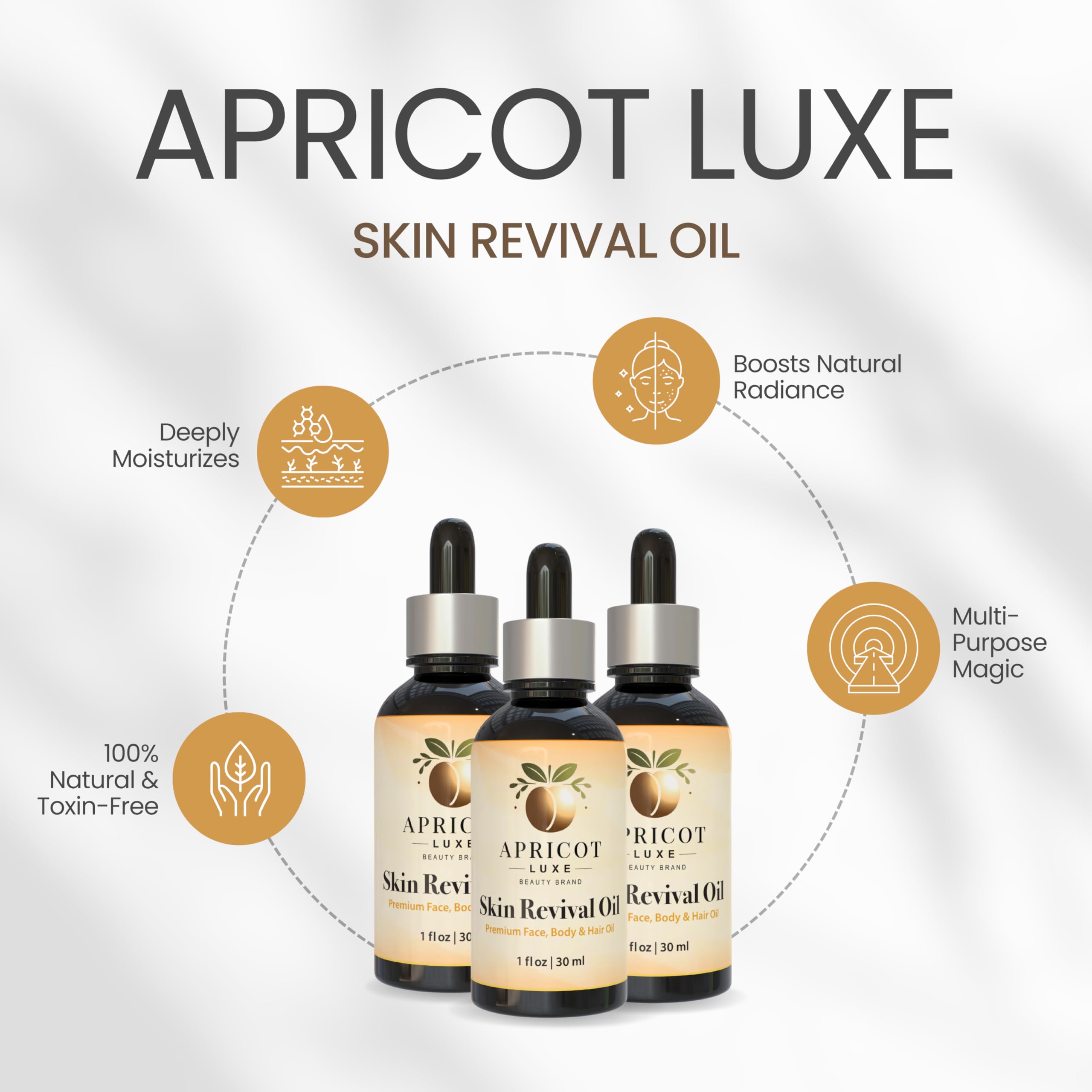 Crass-T Richardson Nutritional Center Luxe Skin Revival Organic Apricot Kernel - Crass-T Official Product View 4