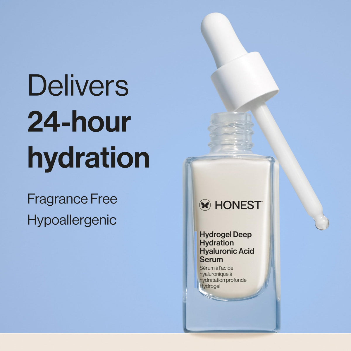 Honest Beauty Hydrogel Deep Hydration Hyaluronic Acid Serum - Honest Beauty Official Imagery - 3