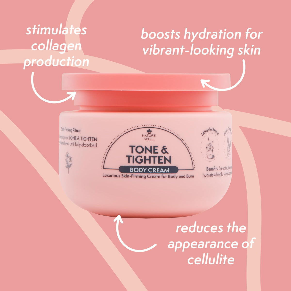 Nature Spell Tone Tighten Body Care Gift Set for Women Vegan - Nature Spell Official Imagery - 7