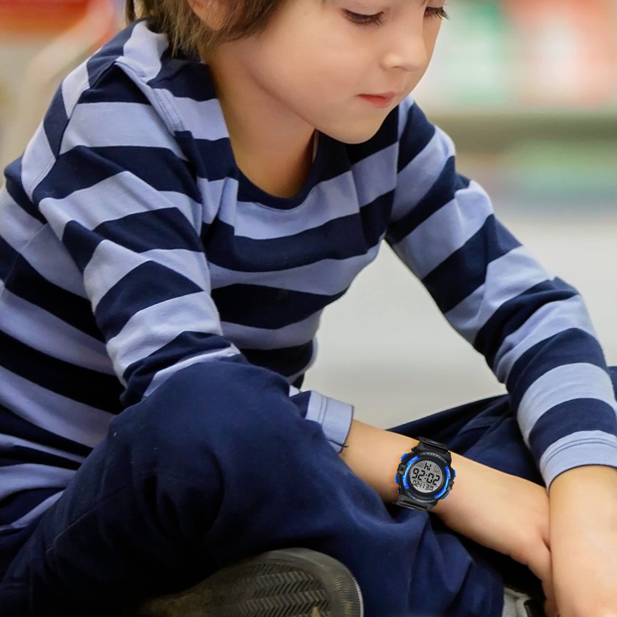 A ALPS Kids Watch,Boys Watch for 3-15 Year Old Boys,Digital Sport Outd - View 4