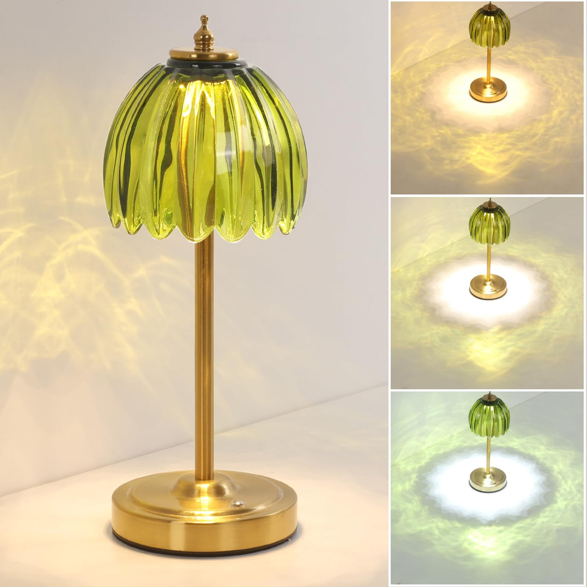 Shenmoyl Tulip Table Lamp with 5000mAh Battery Touch Control - Shenmoyl Official Imagery - 2