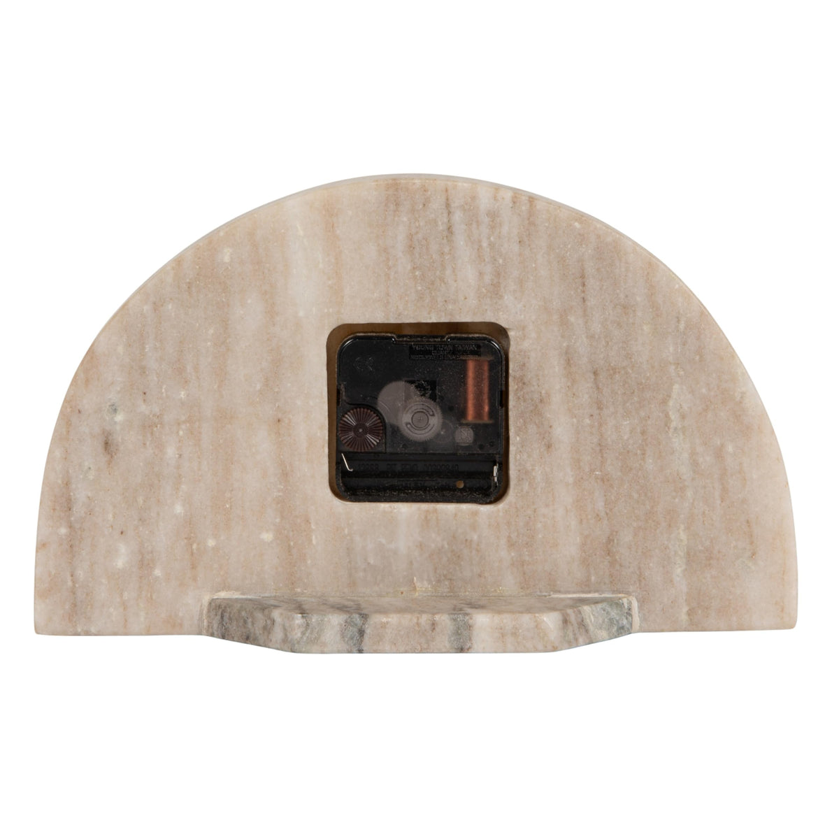 Bloomingville Decorative Half Moon Marble Mantel Clock Beige - Bloomingville Official Imagery - 7