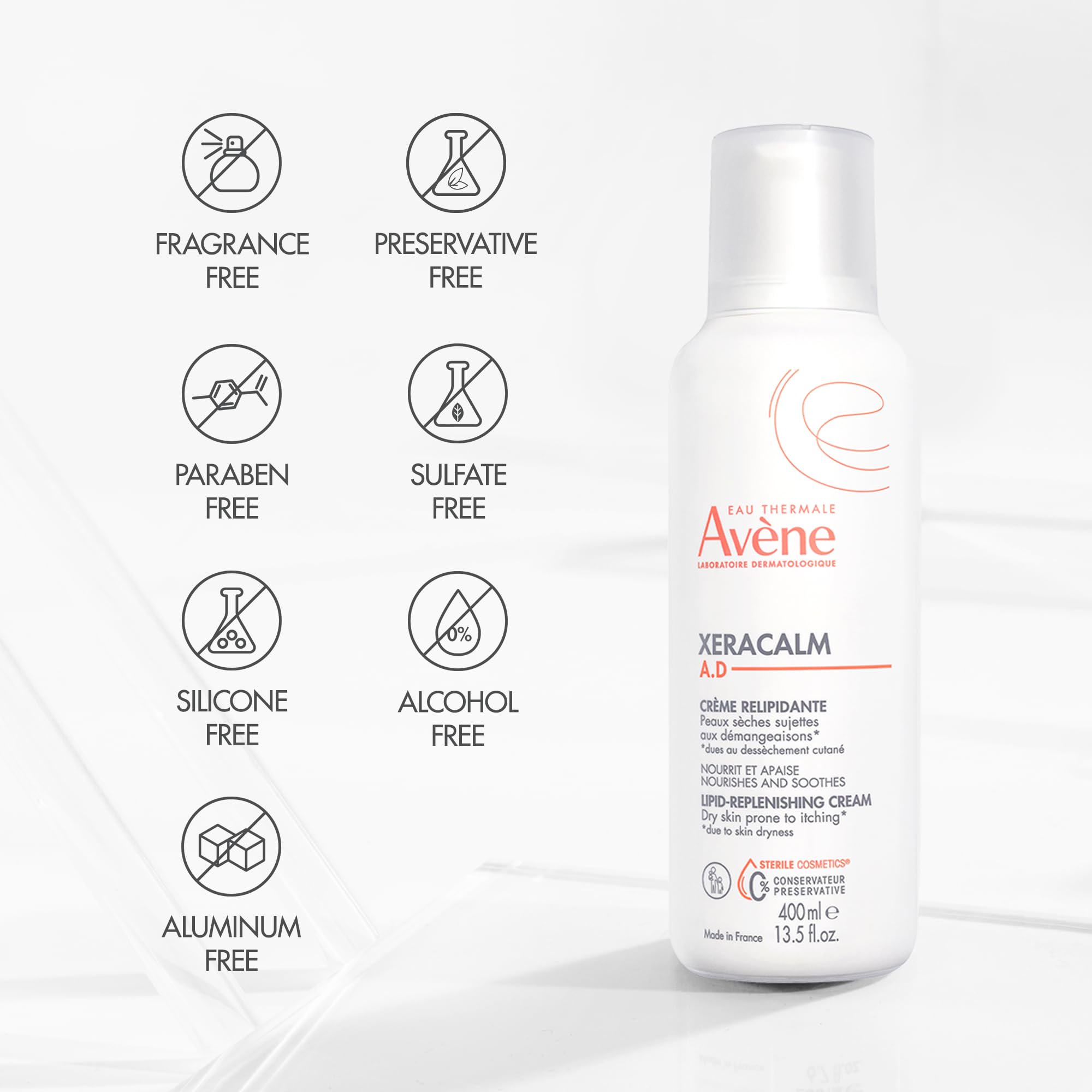 Av ne XeraCalm A D Lipid Replenishing Cream - Eau Thermale Avène Official Imagery - 7