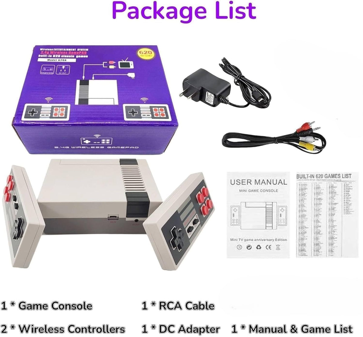 Classic Mini Retro Game Console AV Output Handheld Game - SIZEEYYOU Official Imagery - 5