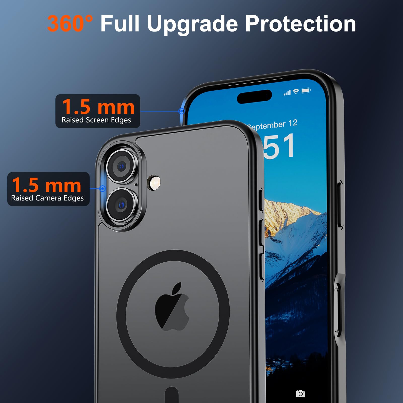 SUPFINE Magnetic for iPhone 17 Case Black with Screen Protector - SUPFINE Official Product View 4