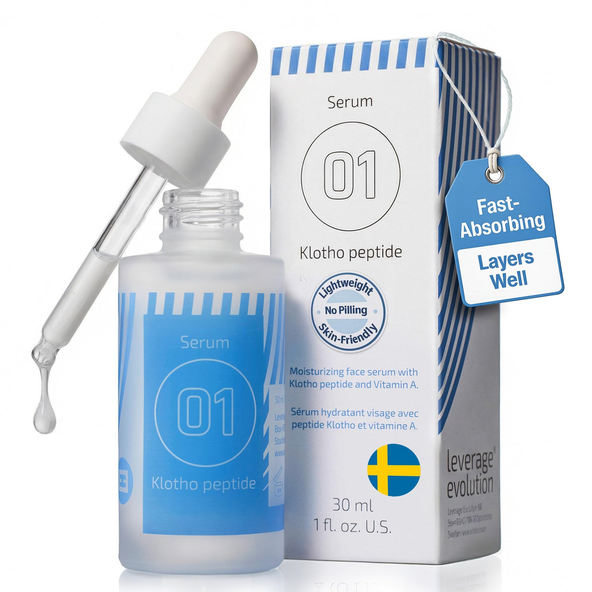 EiE Klotho Peptides Serum Hydrating Anti Aging Hyaluronic - Leverage x Evolution Official Imagery - 2