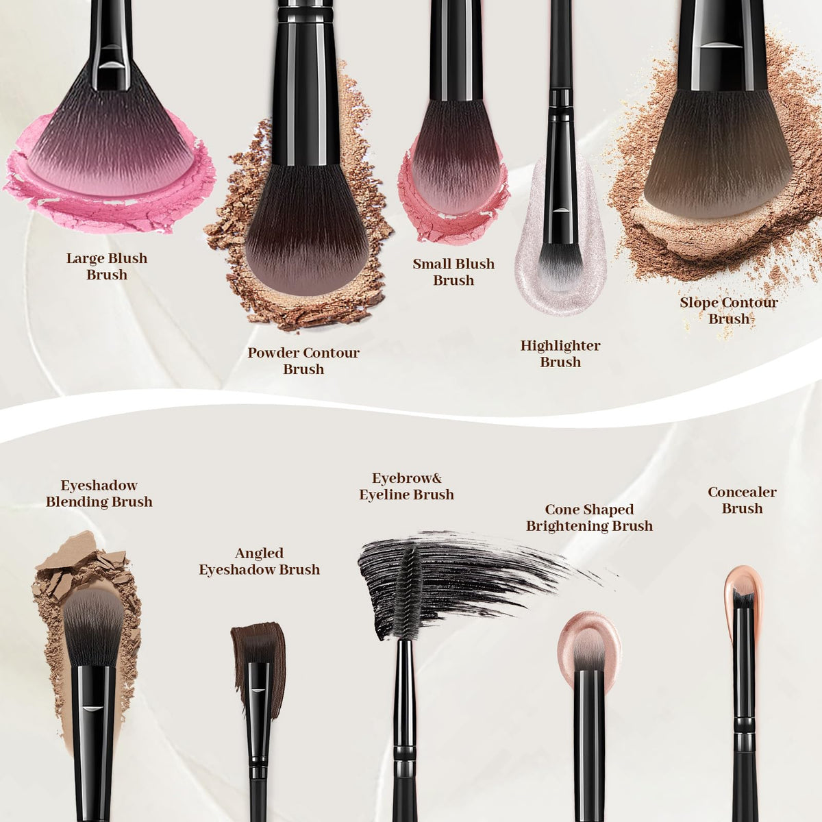 80PCS Makeup Brushes Makeup Brush Set Professional Makeup - Grnheat Official Imagery - 4