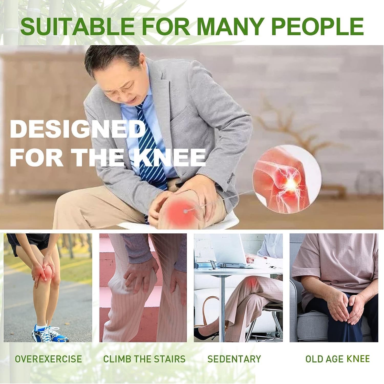 Edumaision Natural Knee Patch, Joint Patch, Knee Joint Relief Patches (36pc)