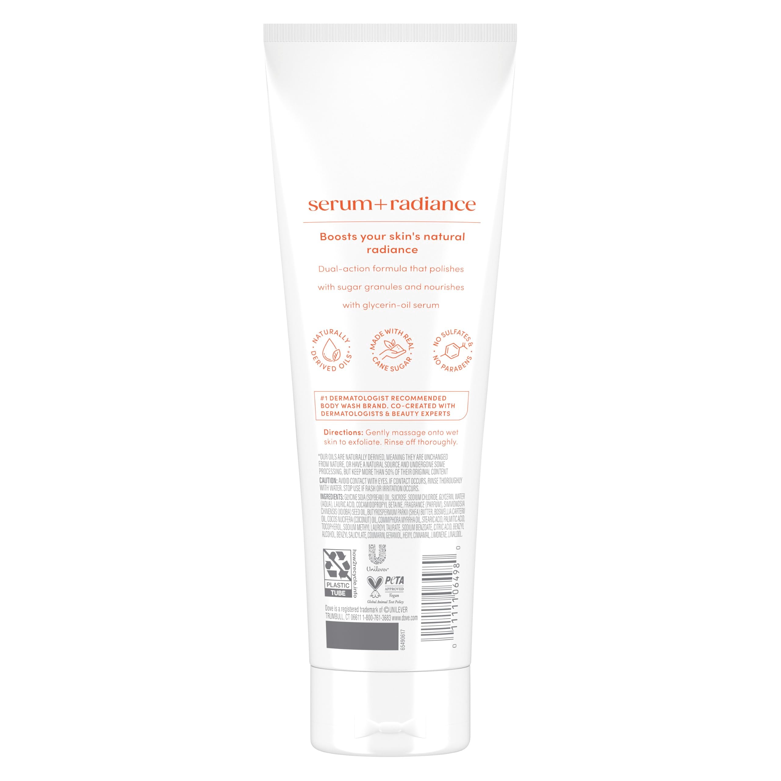 Elefair Tech Dove Radiance Body Scrub with 30% Glycerin‑Oil Serum & Jojoba Oil, 8 - Elefair Tech Official Product View 4
