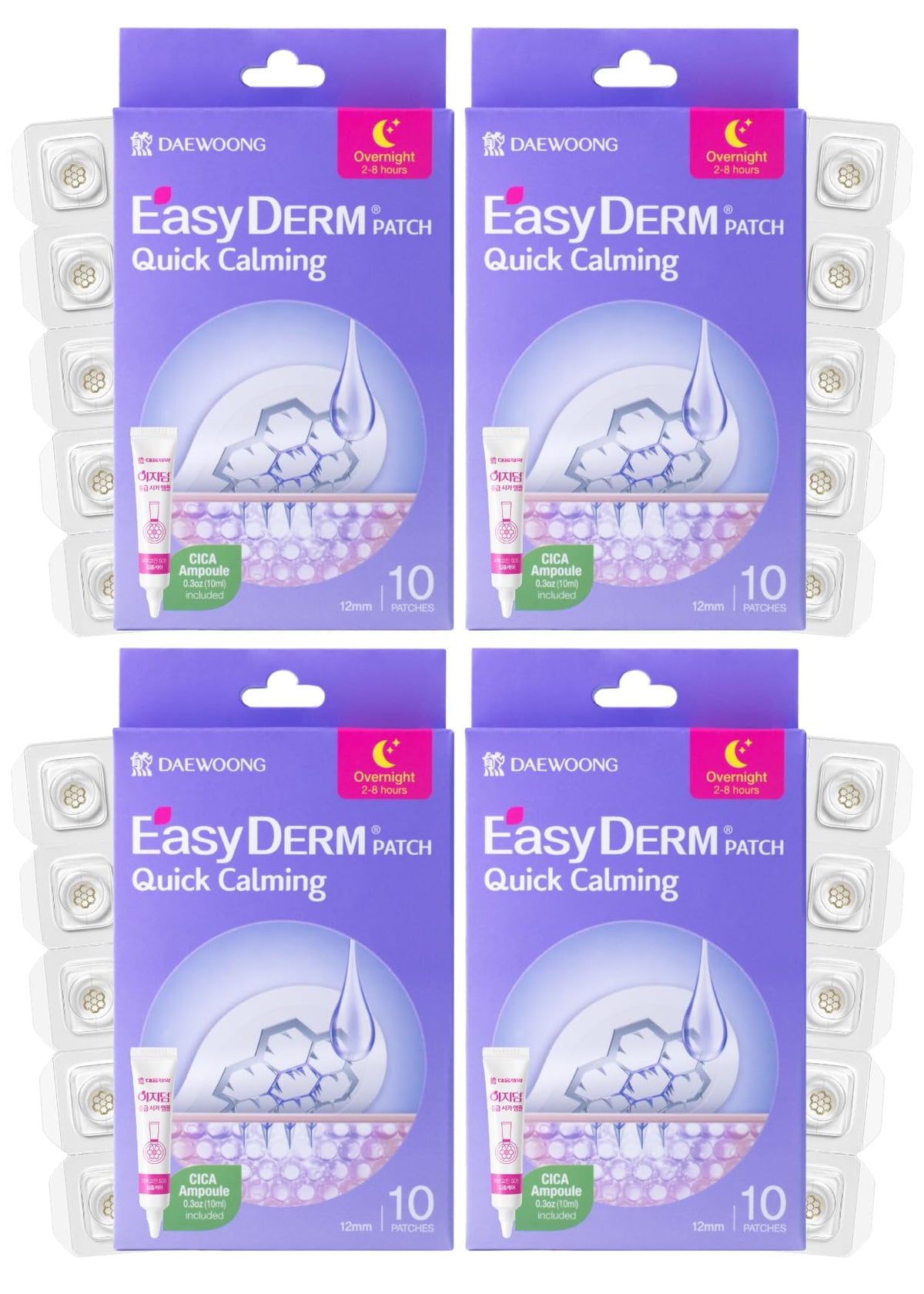 EasyDerm Quick Beauty Pimple Patch Duo Mini Cica Ampoule - DWEasyDerm Official Imagery - 5