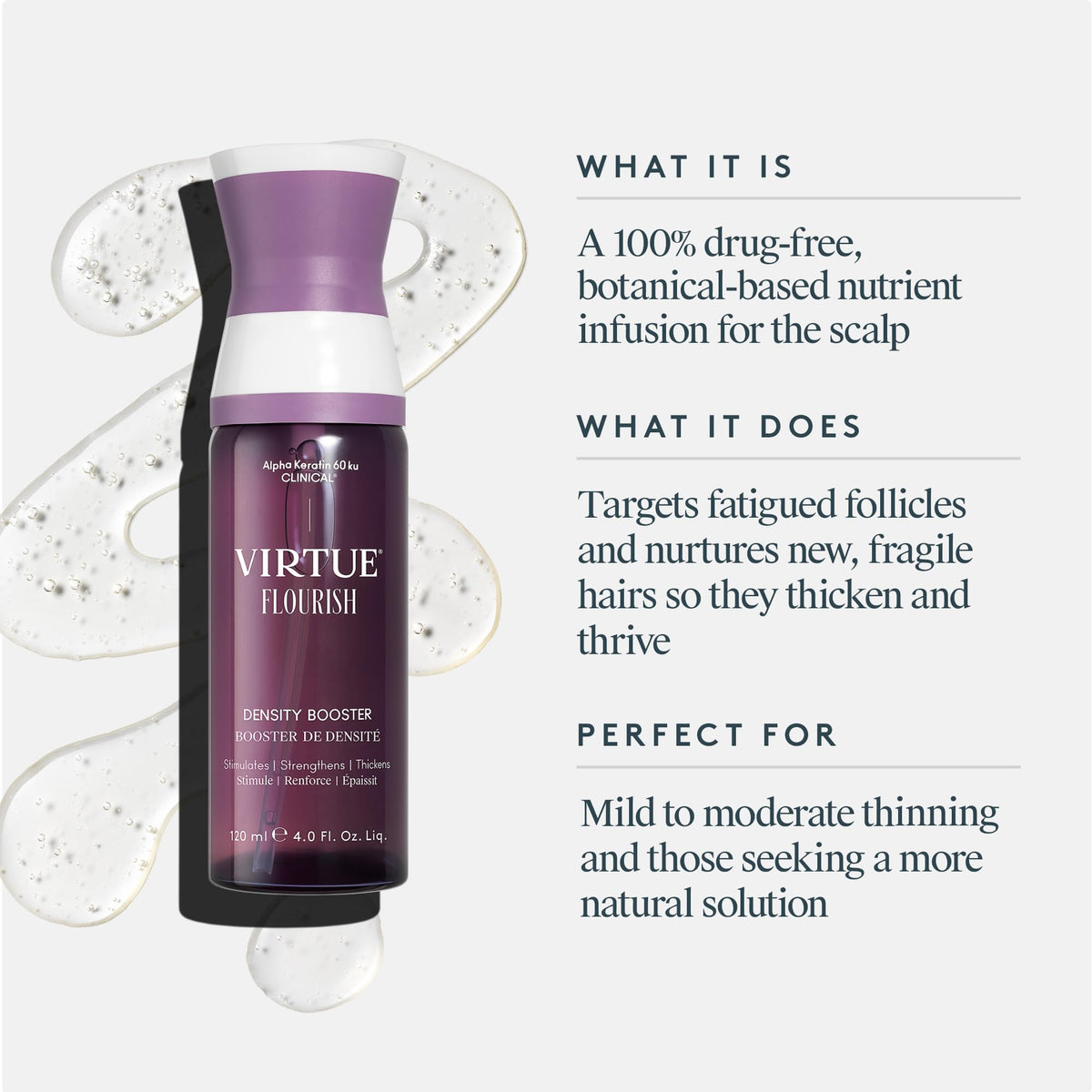 Virtue Flourish Hair Thinning Density Booster Spray - Premium Selection Official Imagery - 6
