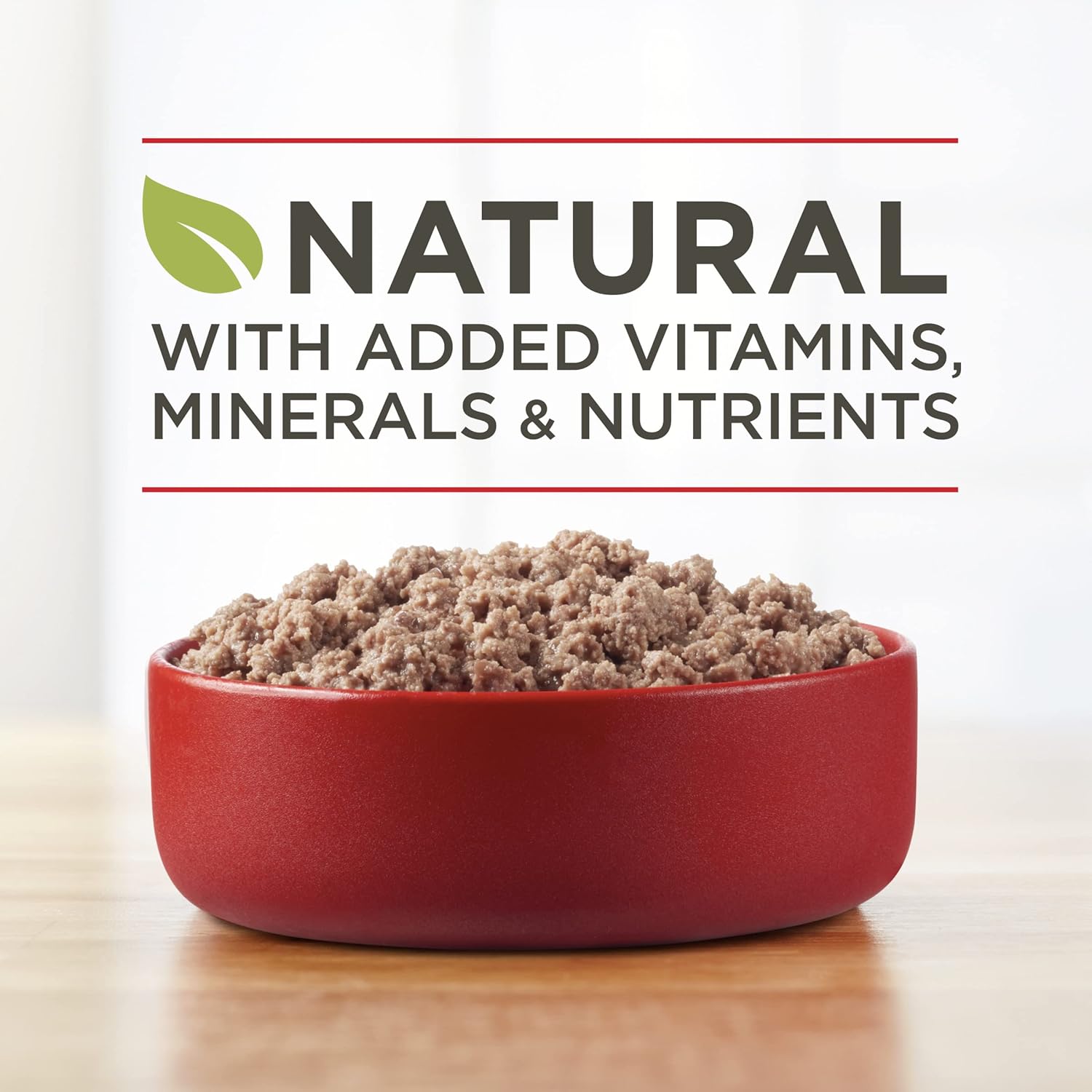 Pack of 12 Purina ONE True Instinct Classic Grain-Free Wet Dog Food cans, 13 oz each, with ground meat and natural ingredients.