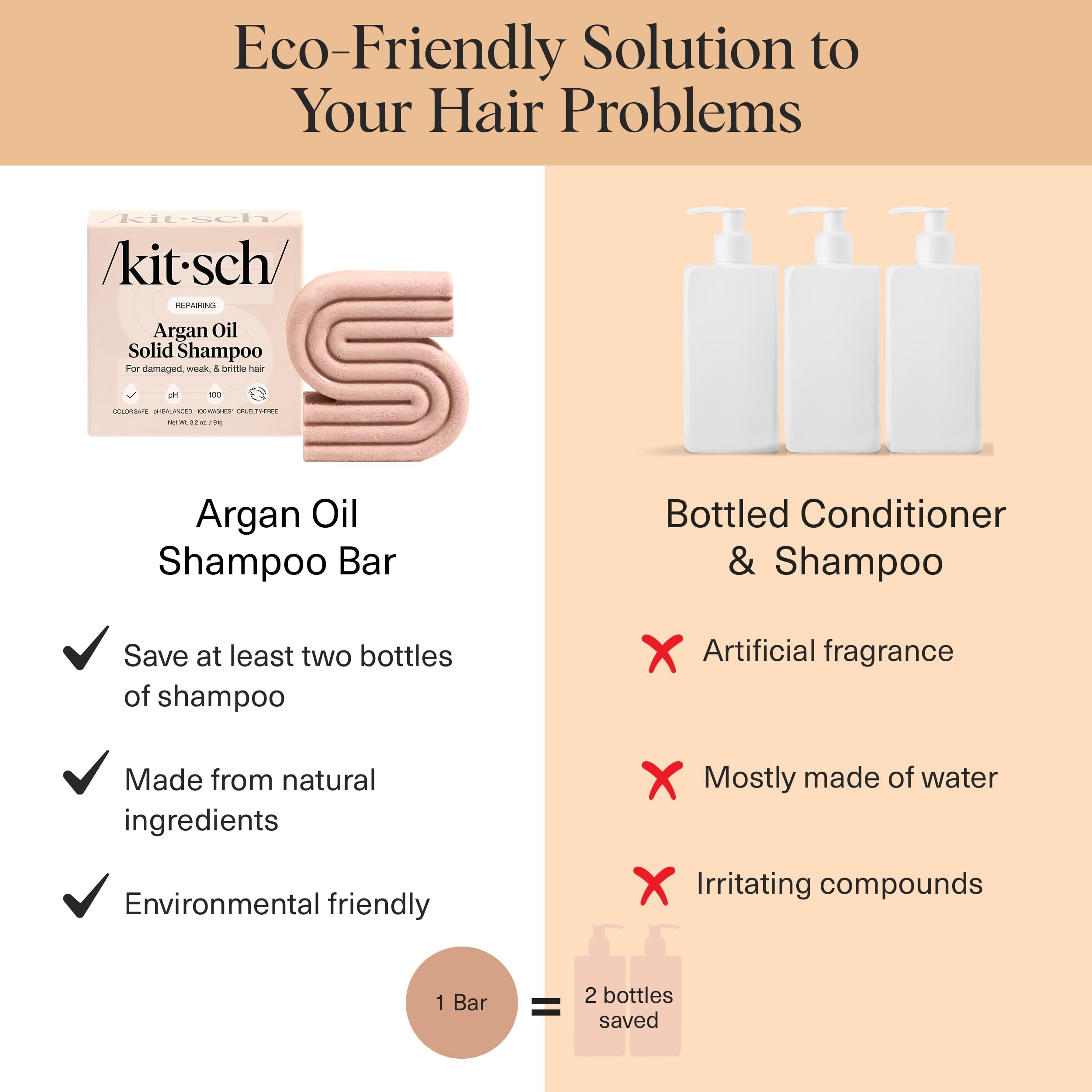 Elefair Tech Kitsch Argan Oil Shampoo Bar Soap for Hair Growth - & 3 - Elefair Tech Official Product View 7